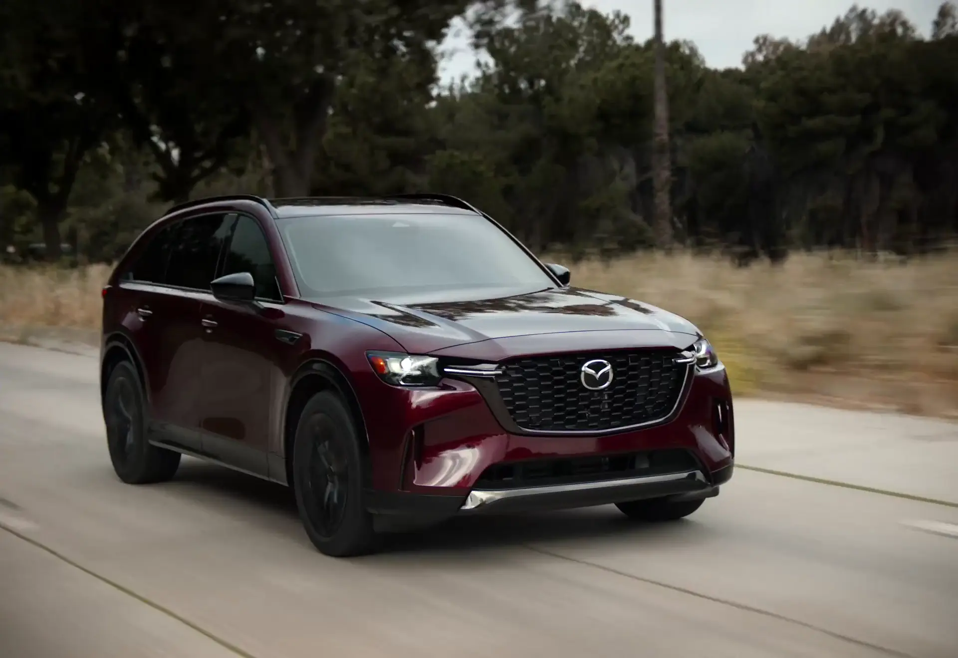 2027 Mazda CX-90 driving | Borgman Mazda in Grandville MI